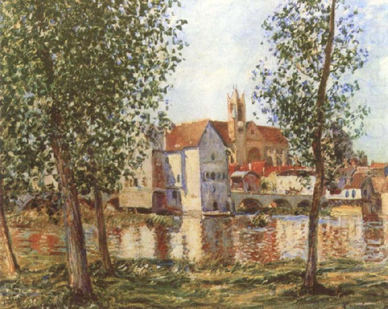 Alfred Sisley Moret-sur-Loing in Morning Sum china oil painting image
